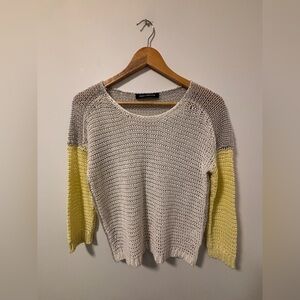 Iris Von Arnim Openwork Knit Top